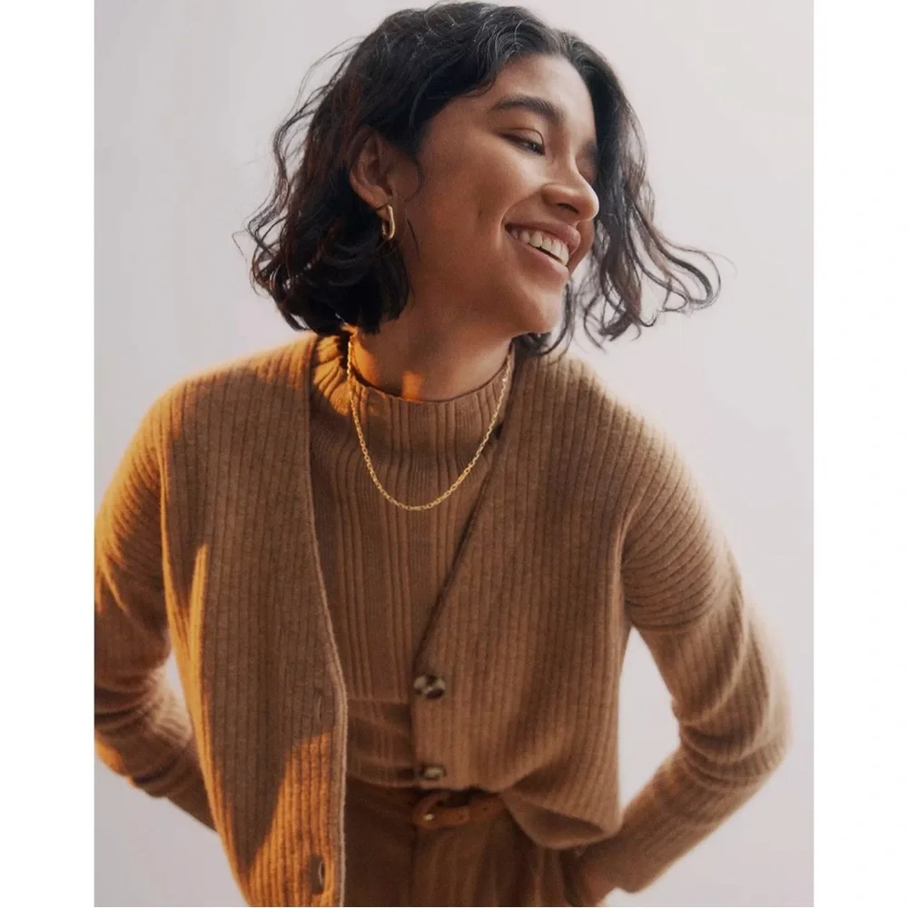 Madewell Leaton Mockneck Pullover Sweater Size Small - Picture 1 of 3